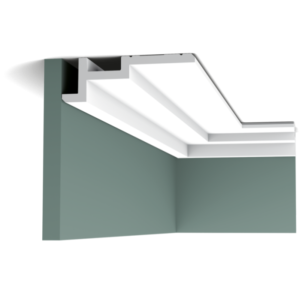 Карниз Orac Decor Полиуретан C396 STEPS д 2000 x в 185 x ш 61